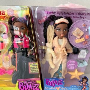 Bratz Sasha Slumber Party and Always Bratz Dolls Set